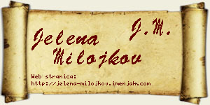 Jelena Milojkov vizit kartica